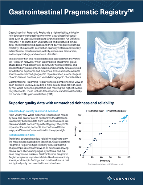 Gastrointestinal real-world data